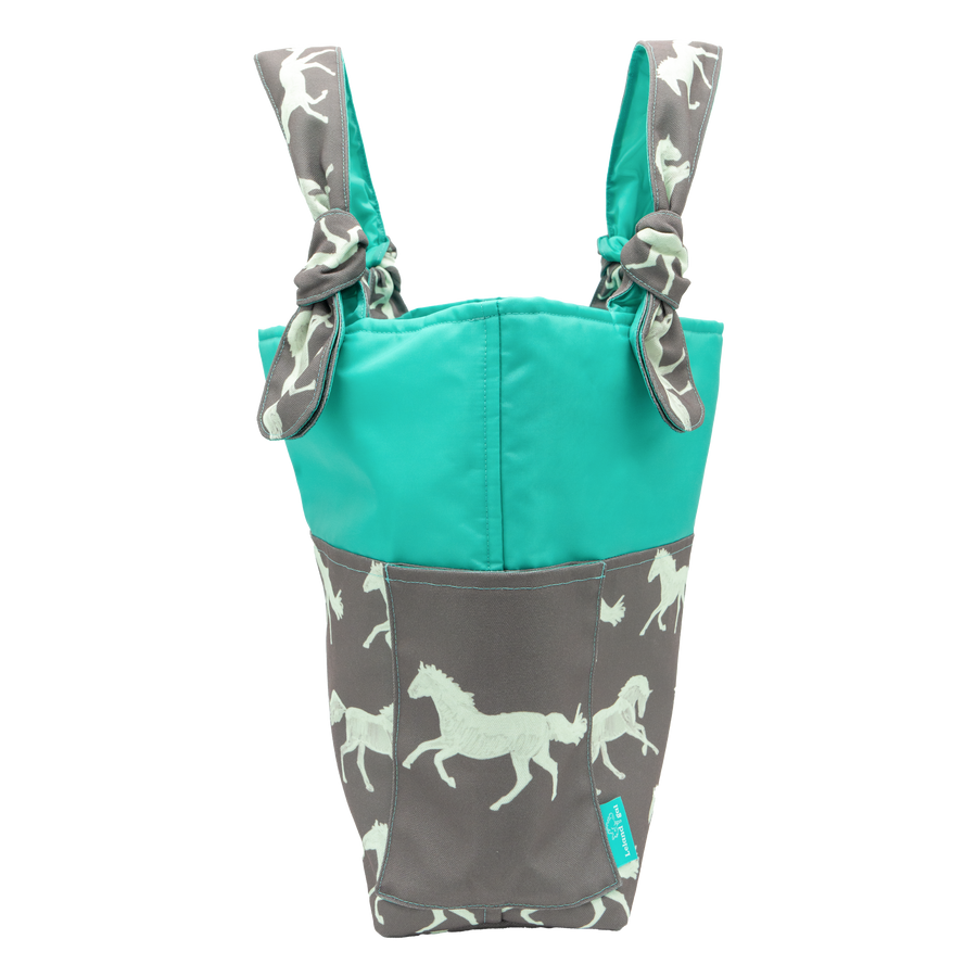 Suede Pride and Joy/Aqua Outside Bag