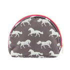 Suede Pride and Joy Puffy Half Moon Pouch