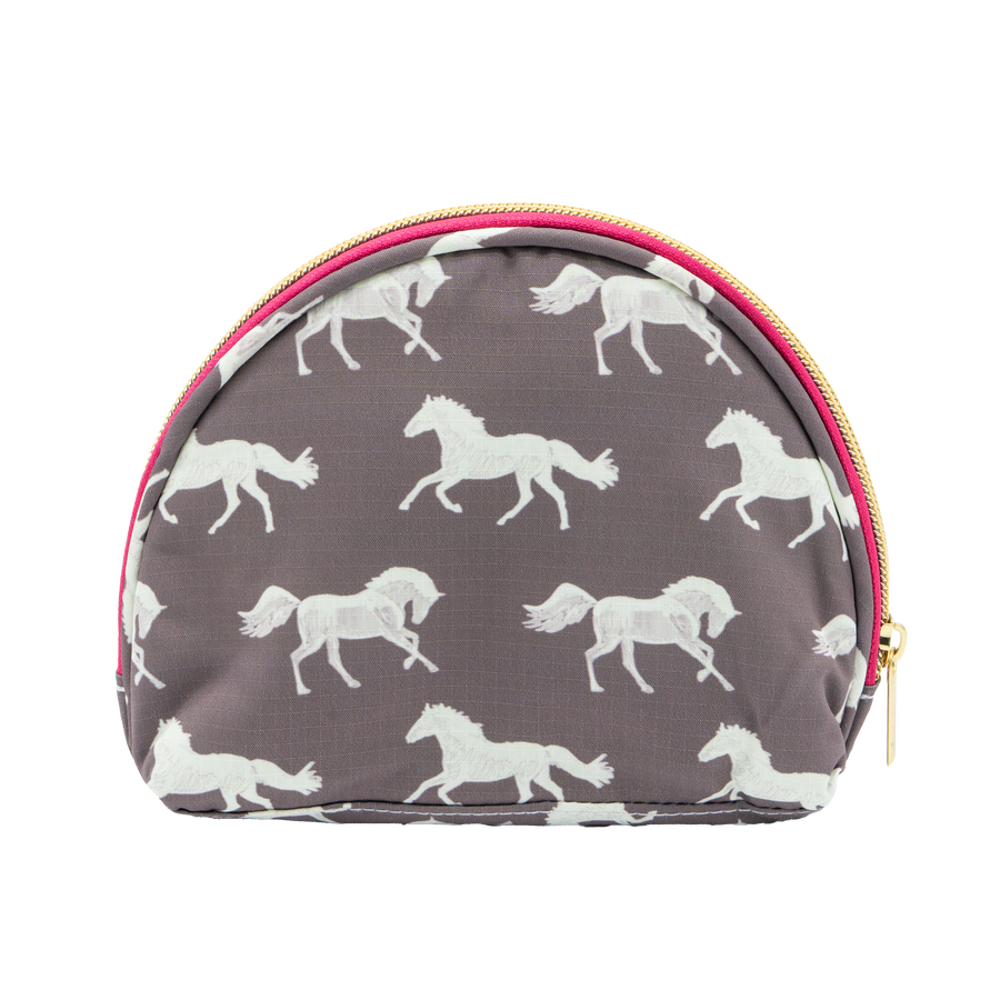 Suede Pride and Joy Puffy Half Moon Pouch