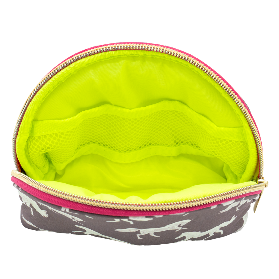 Suede Pride and Joy Puffy Half Moon Pouch