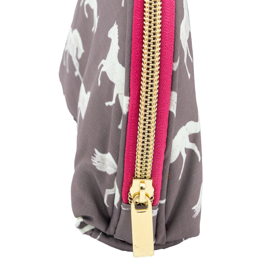 Suede Pride and Joy Puffy Half Moon Pouch