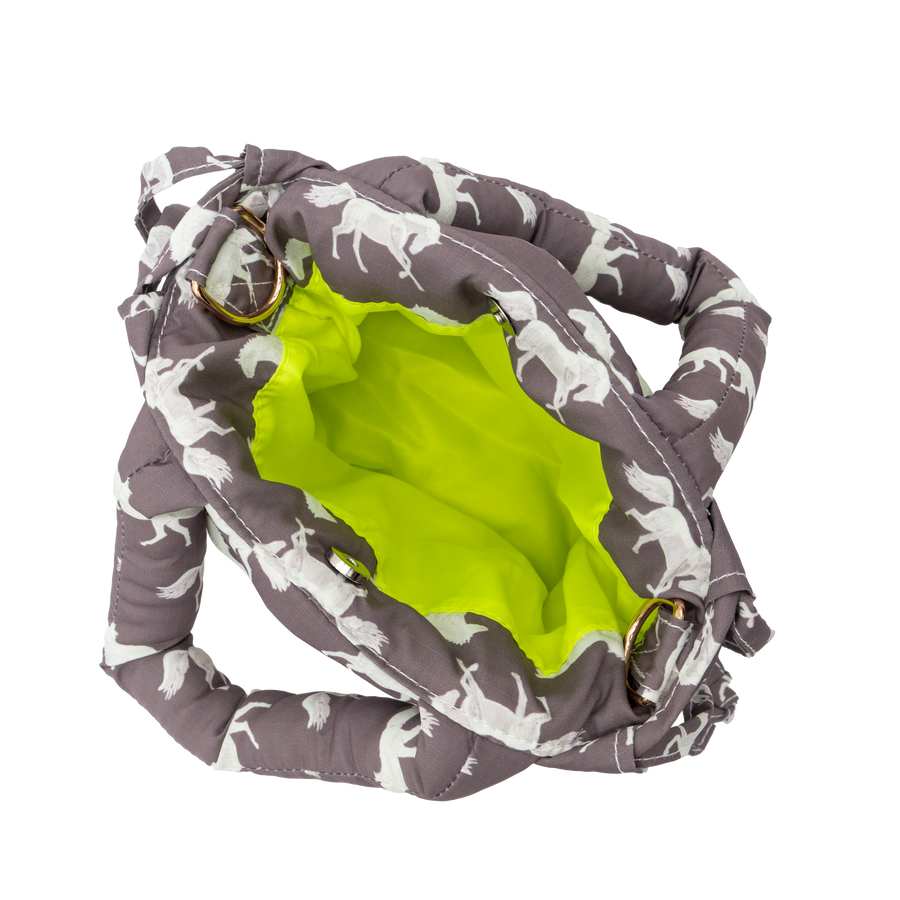 Suede Pride and Joy Puffy Purse