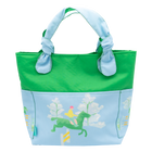 Powder Blue Rails Up/Green Outside Bag