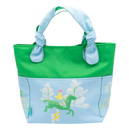 Powder Blue Rails Up/Green Outside Bag