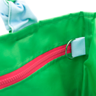 Powder Blue Rails Up/Green Outside Bag