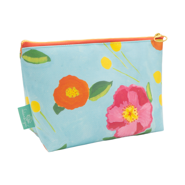 Robin’s Egg Katherine’s Blooms Dew Drop Ditty Bag