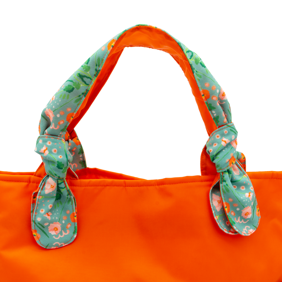 Sage Rococco/Dark Orange Outside Bag