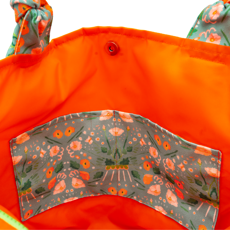 Sage Rococco/Dark Orange Outside Bag