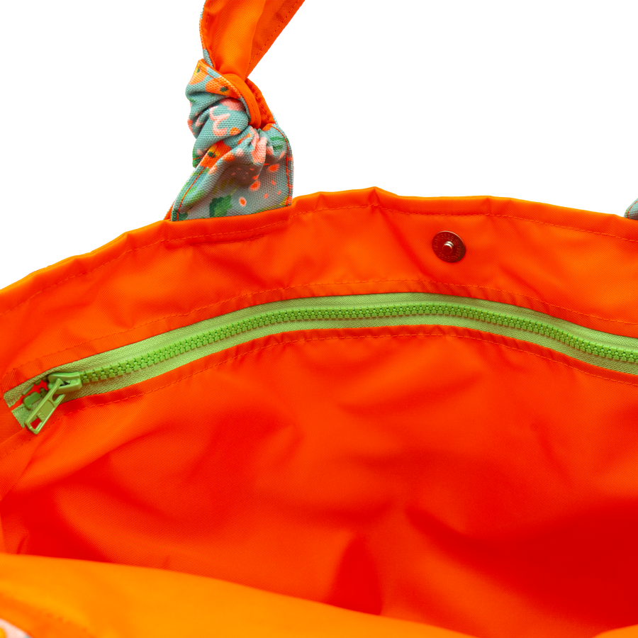 Sage Rococco/Dark Orange Outside Bag