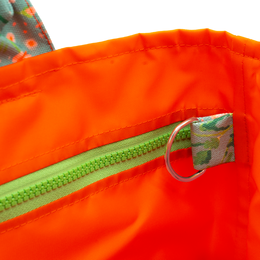 Sage Rococco/Dark Orange Outside Bag
