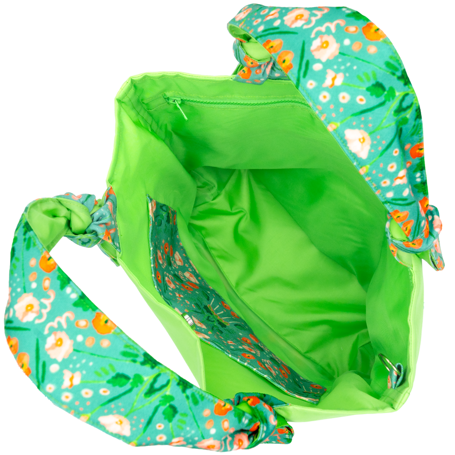 Sage Rococco/Lime Outside Bag