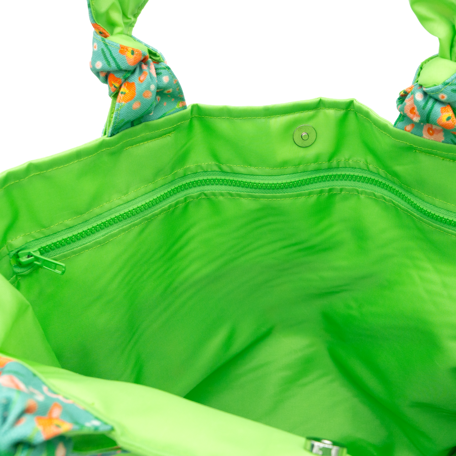 Sage Rococco/Lime Outside Bag