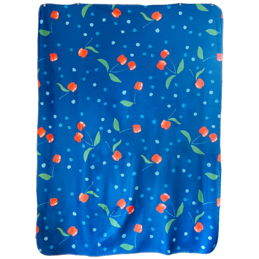 Sapphire Cherries Sherpa