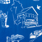 Sapphire Leland Toile Sherpa