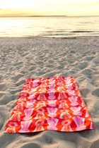 Coral Show Bows Quick Dry Towel