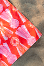 Coral Show Bows Quick Dry Towel