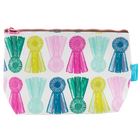 White Show Bows Eco-Leather Ditty Bag