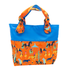 Coral Showstopper/Blue Outside Bag
