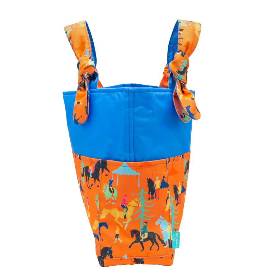Coral Showstopper/Blue Outside Bag