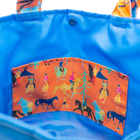 Coral Showstopper/Blue Outside Bag