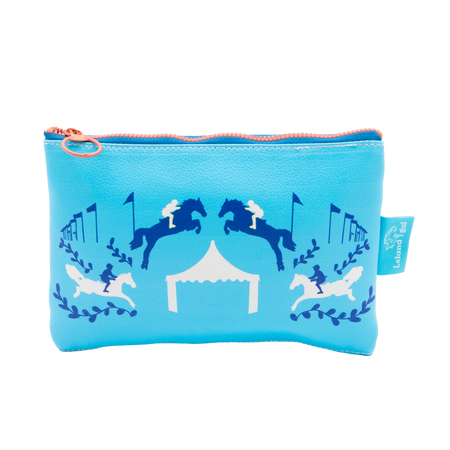 Blue Showtime Eco-Leather Stash Bag