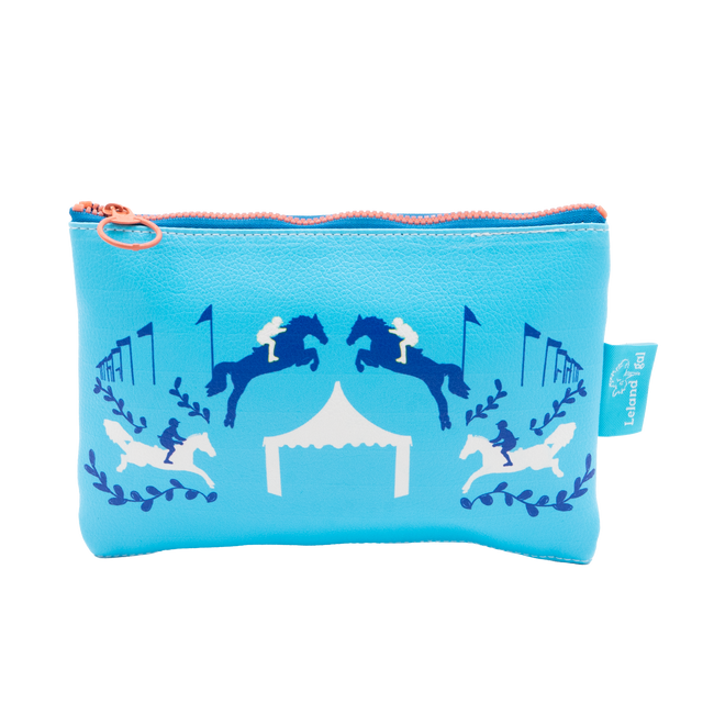 Blue Showtime Eco-Leather Stash Bag