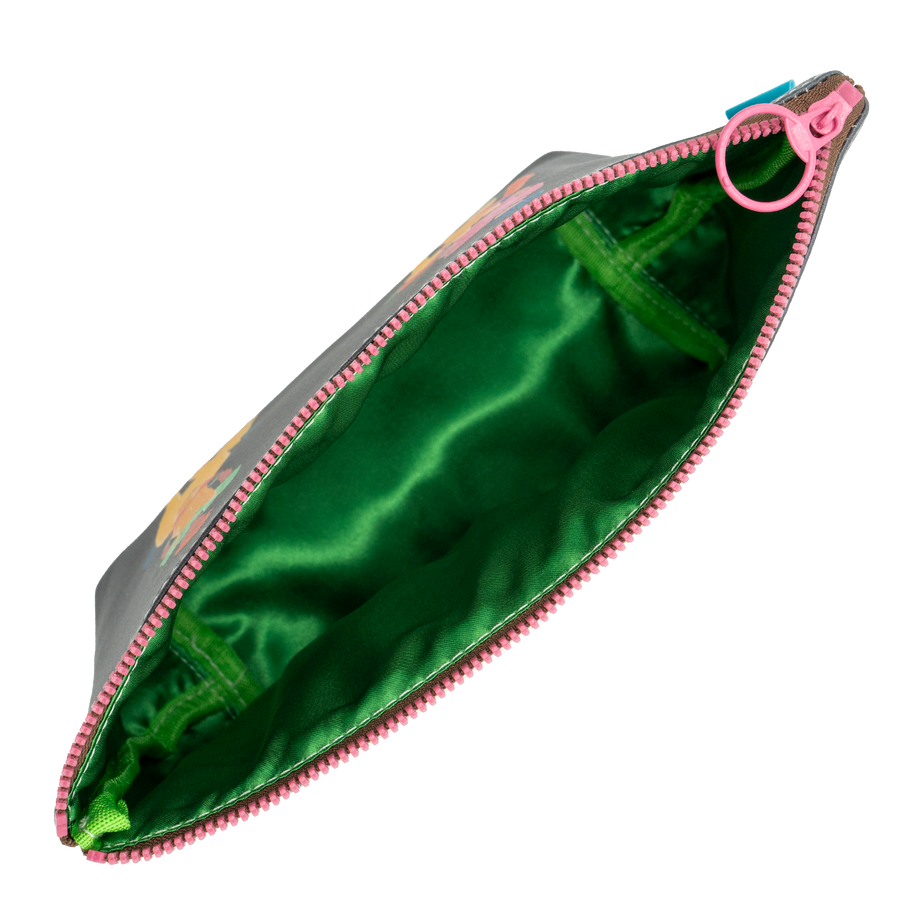 Mink Side by Side Eco-Leather Ditty Bag