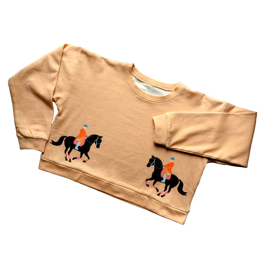 Camel Sitting Pretty Boxy Sweatshirt