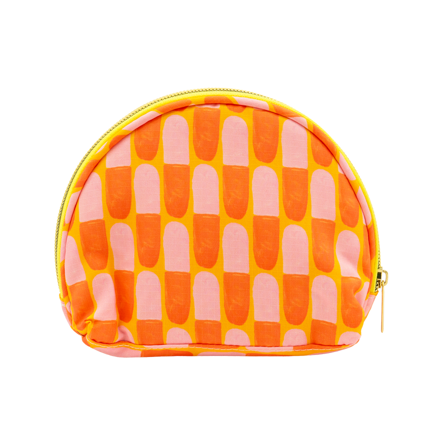 Sock It To Me Puffy Half Moon Pouch