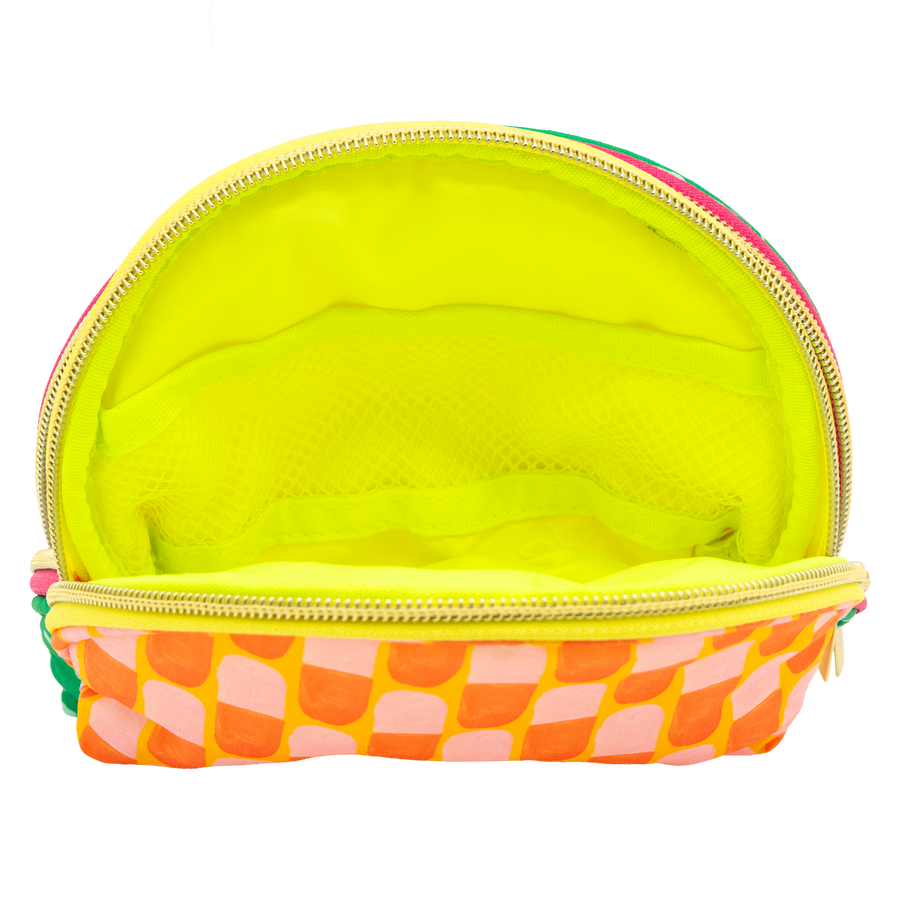 Sock It To Me Puffy Half Moon Pouch