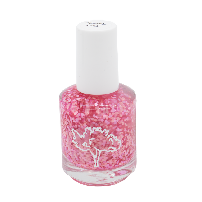 Sparkle Pink Nail Polish (Glitter Topper)