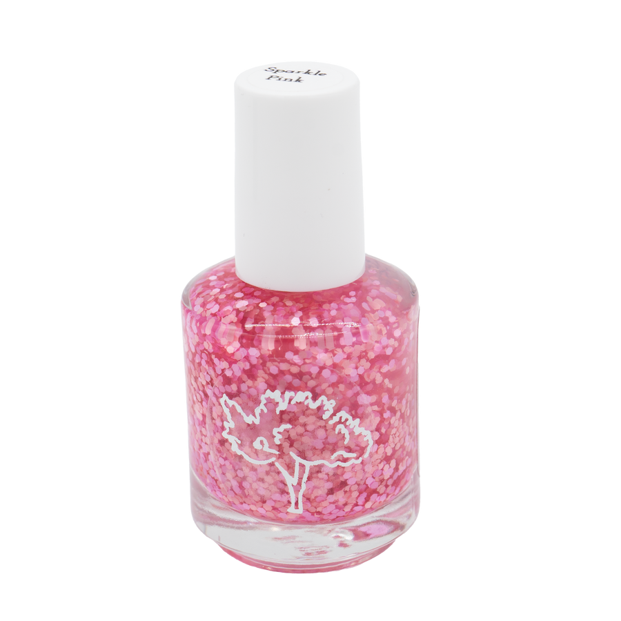 Sparkle Pink Nail Polish (Glitter Topper)