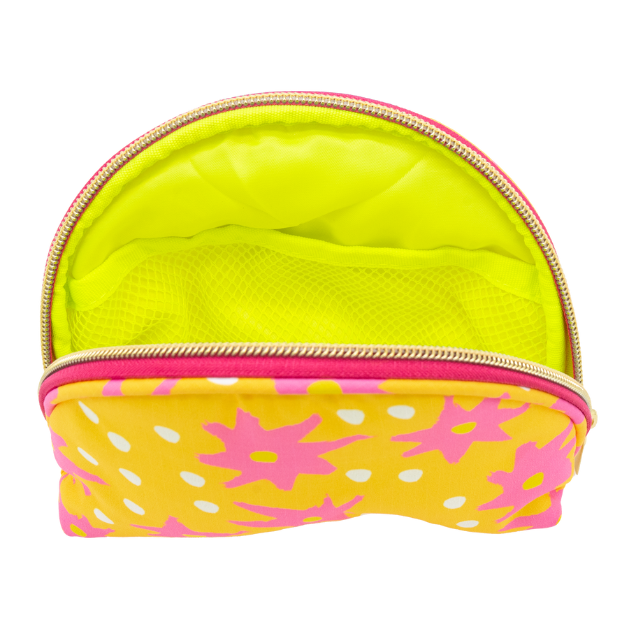 Saffron Starshine Puffy Half Moon Pouch