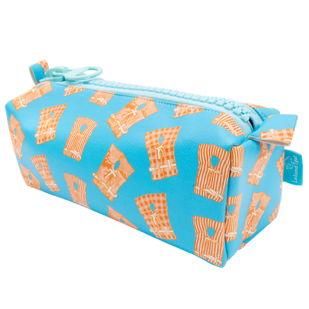 Blue Stay Afloat Darling Eco-Leather Dopp