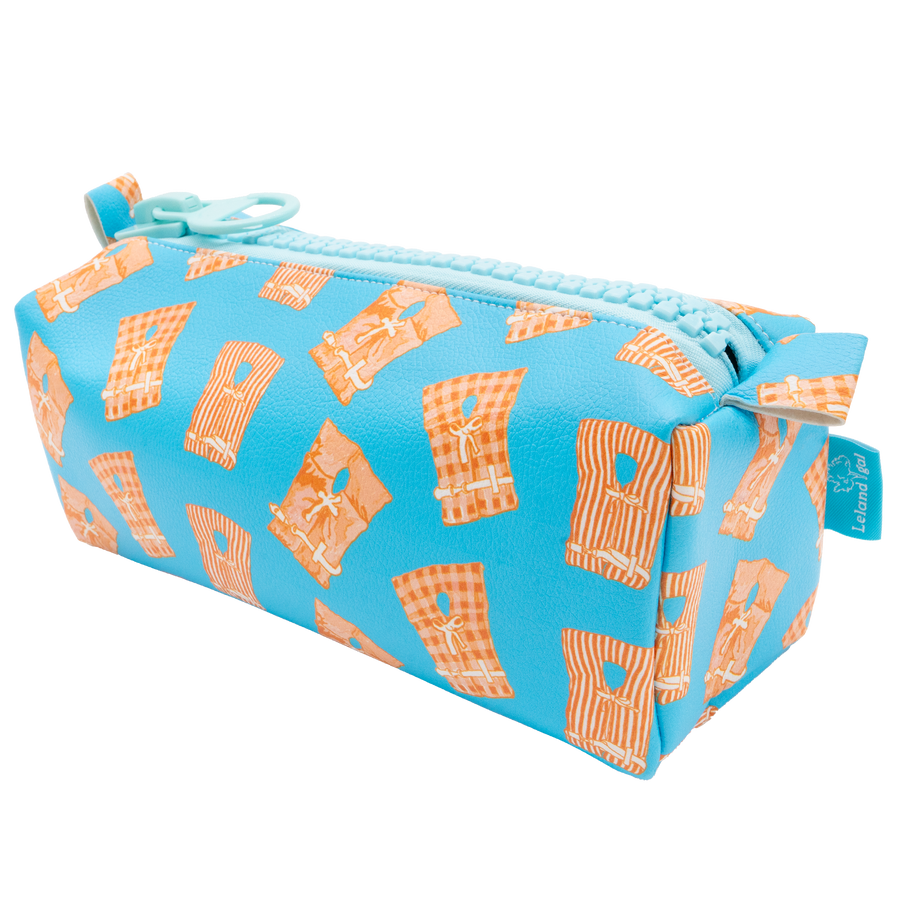 Blue Stay Afloat Darling Eco-Leather Dopp