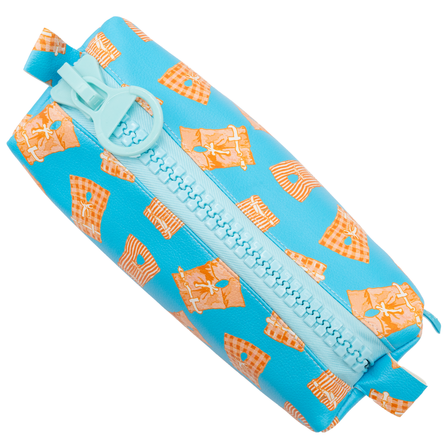 Blue Stay Afloat Darling Eco-Leather Dopp
