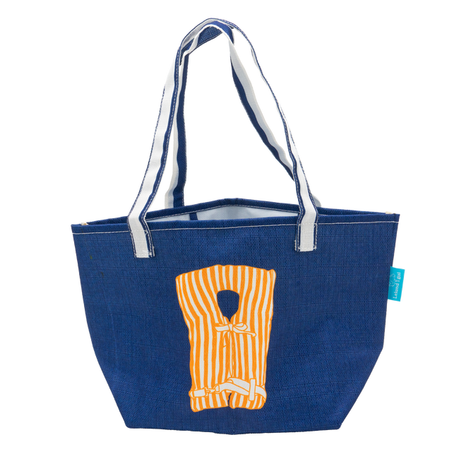 Navy Stay Afloat Darling Baby Tote