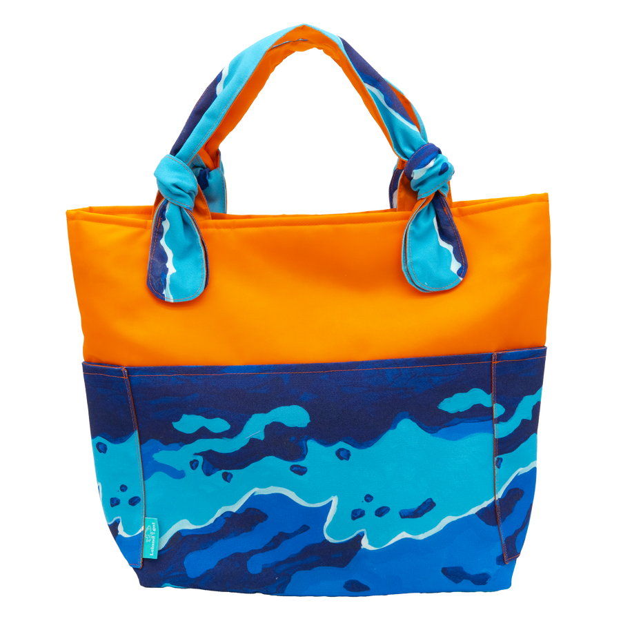 Surfs Up/Orange Outside Bag