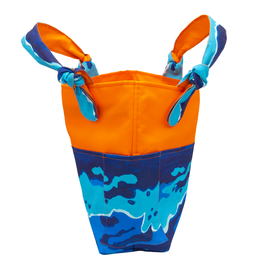 Surfs Up/Orange Outside Bag