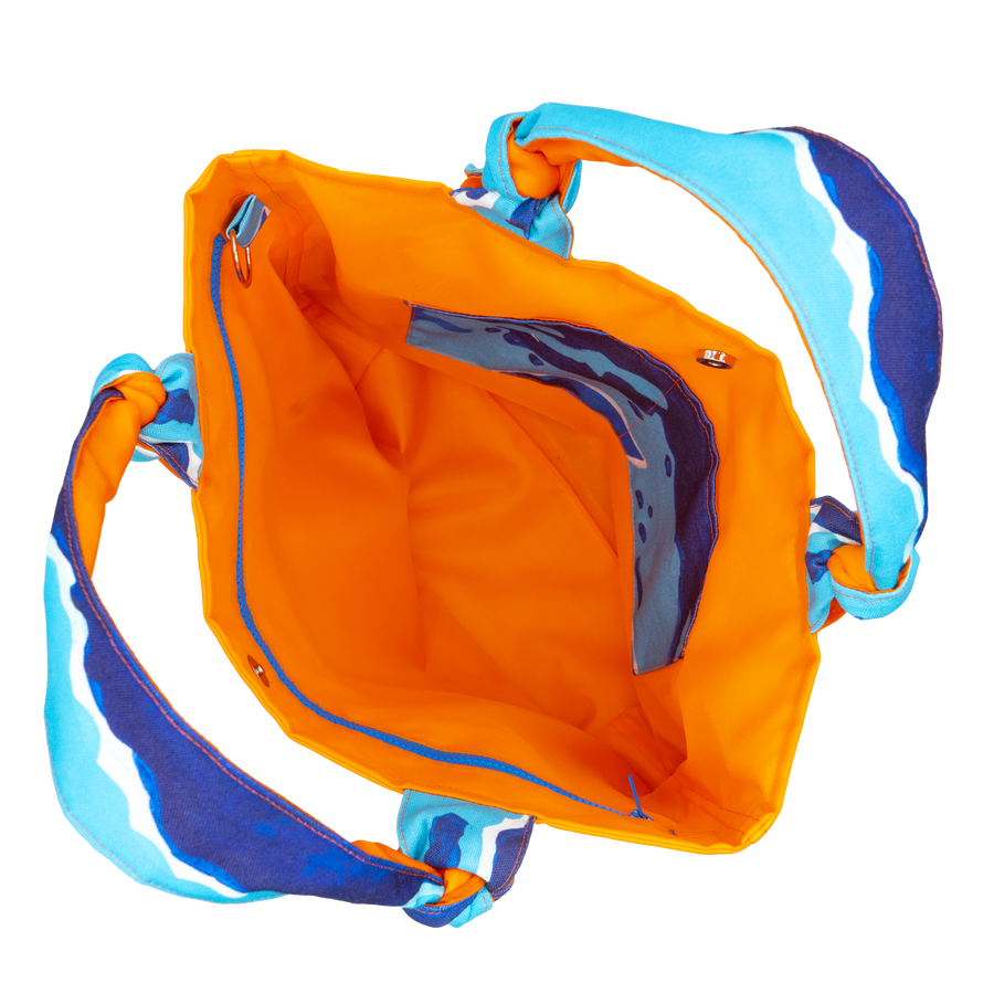 Surfs Up/Orange Outside Bag