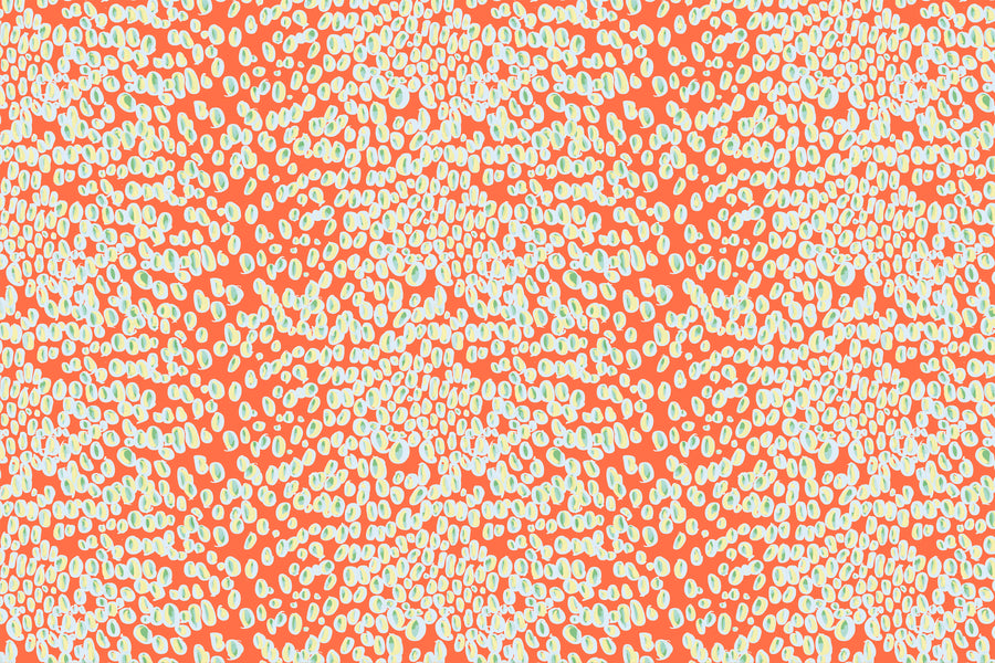 Tangerine Stardust Fabric