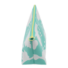 Turquoise White Peony Waltz Dew Drop Ditty Bag