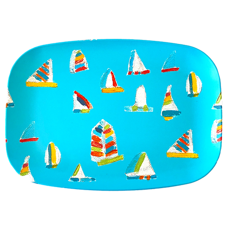 Waterfall Summer Sail Melamine Platter