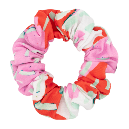 White/Pink Radiance Scrunchie