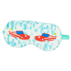 White Aqua Car Sleep Mask