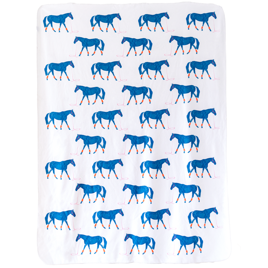 White Big Blue Sherpa