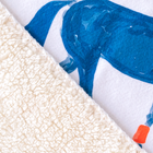 White Big Blue Sherpa