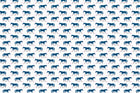 White Big Blue Fabric
