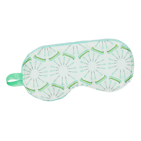 White Canoe and Oar  Sleep Mask