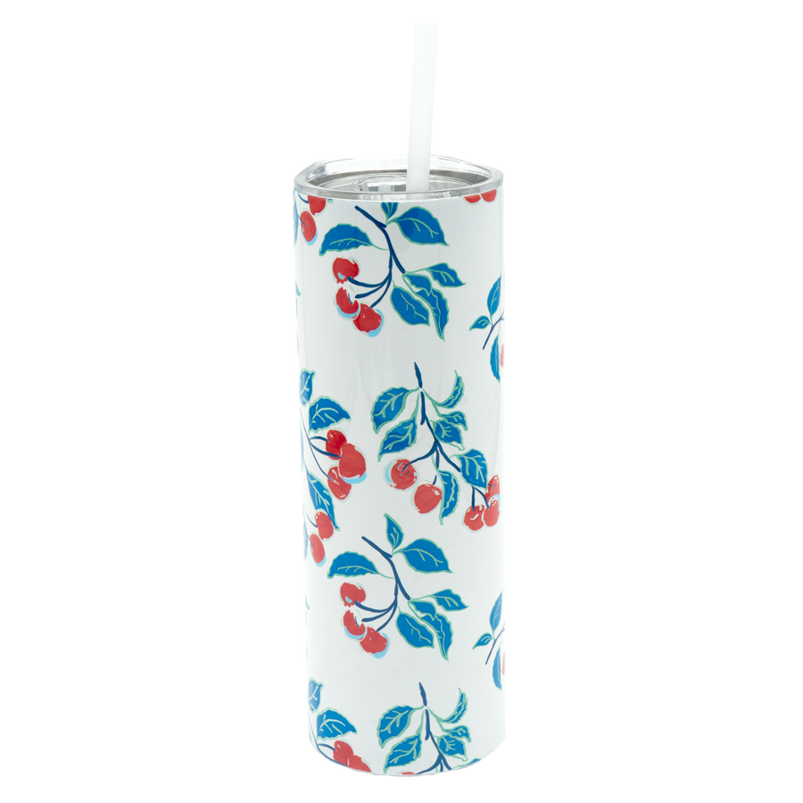 White Cherries Jubilee Tumbler